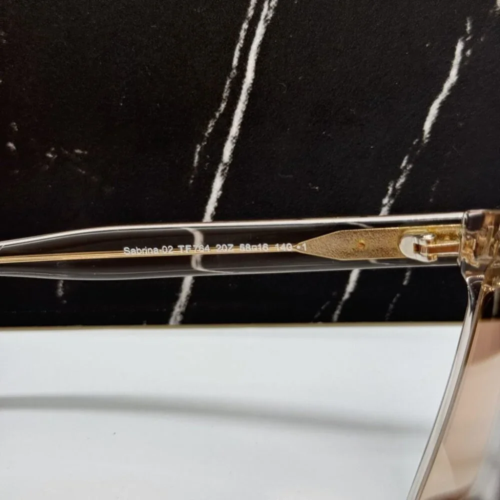 NEW TOM FORD TF764 20Z WOMEN SQUARE SUNGLASSES TOM FORD SABRINA-02 FT0764